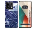 Funda Silicona para Xiaomi Redmi Note 13 5G diseño Circuito Dibujos