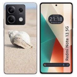 Funda Silicona para Xiaomi Redmi Note 13 5G diseño Concha Dibujos