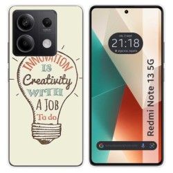 Funda Silicona para Xiaomi Redmi Note 13 5G diseño Creativity Dibujos
