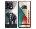 Funda Silicona para Xiaomi Redmi Note 13 5G diseño Elefante Dibujos