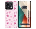 Funda Silicona para Xiaomi Redmi Note 13 5G diseño Flores Dibujos