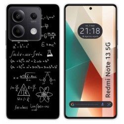 Funda Silicona para Xiaomi Redmi Note 13 5G diseño Formulas Dibujos