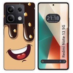 Funda Silicona para Xiaomi Redmi Note 13 5G diseño Helado Chocolate Dibujos