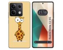 Funda Silicona para Xiaomi Redmi Note 13 5G diseño Jirafa Dibujos