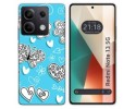 Funda Silicona para Xiaomi Redmi Note 13 5G diseño Mariposas Dibujos