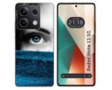 Funda Silicona para Xiaomi Redmi Note 13 5G diseño Ojo Dibujos