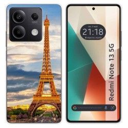 Funda Silicona para Xiaomi Redmi Note 13 5G diseño Paris Dibujos