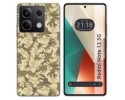 Funda Silicona para Xiaomi Redmi Note 13 5G diseño Sand Camuflaje Dibujos