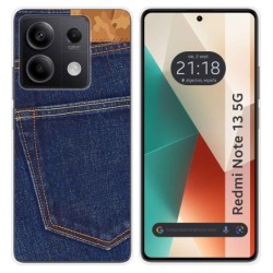 Funda Silicona para Xiaomi Redmi Note 13 5G diseño Vaquero Dibujos