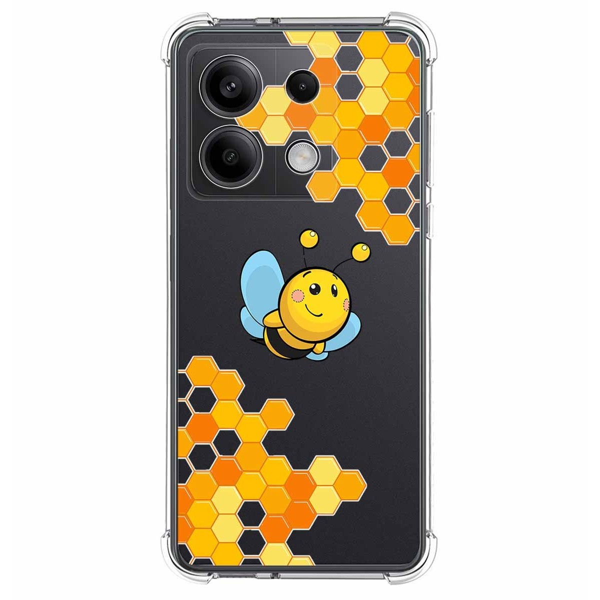 Funda Silicona Antigolpes para Xiaomi Redmi Note 13 5G diseño Abeja Dibujos