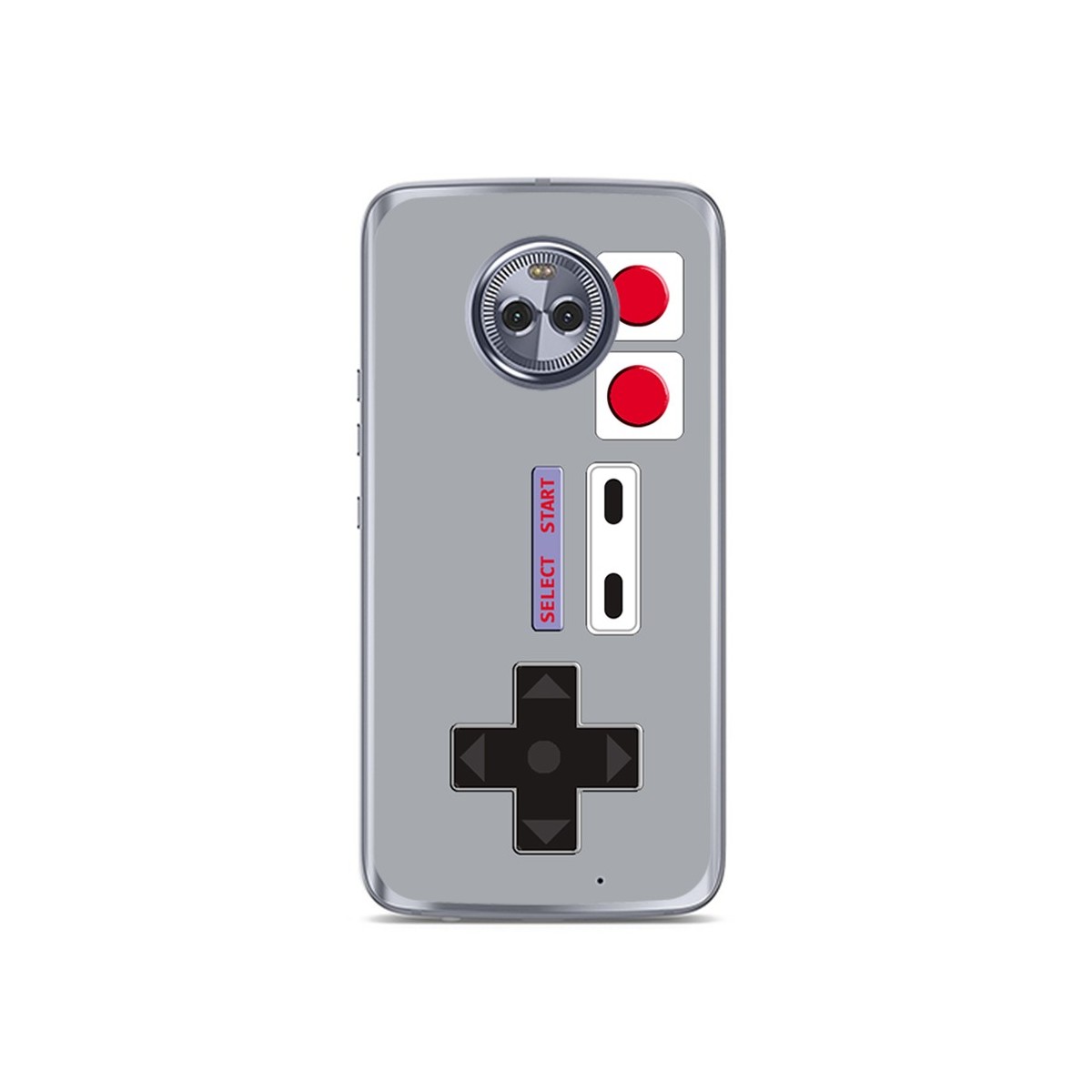 Funda Gel Tpu para Motorola Moto X4 Diseño Consola Dibujos