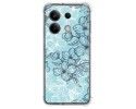 Funda Silicona Antigolpes para Xiaomi Redmi Note 13 5G diseño Flores 03 Dibujos