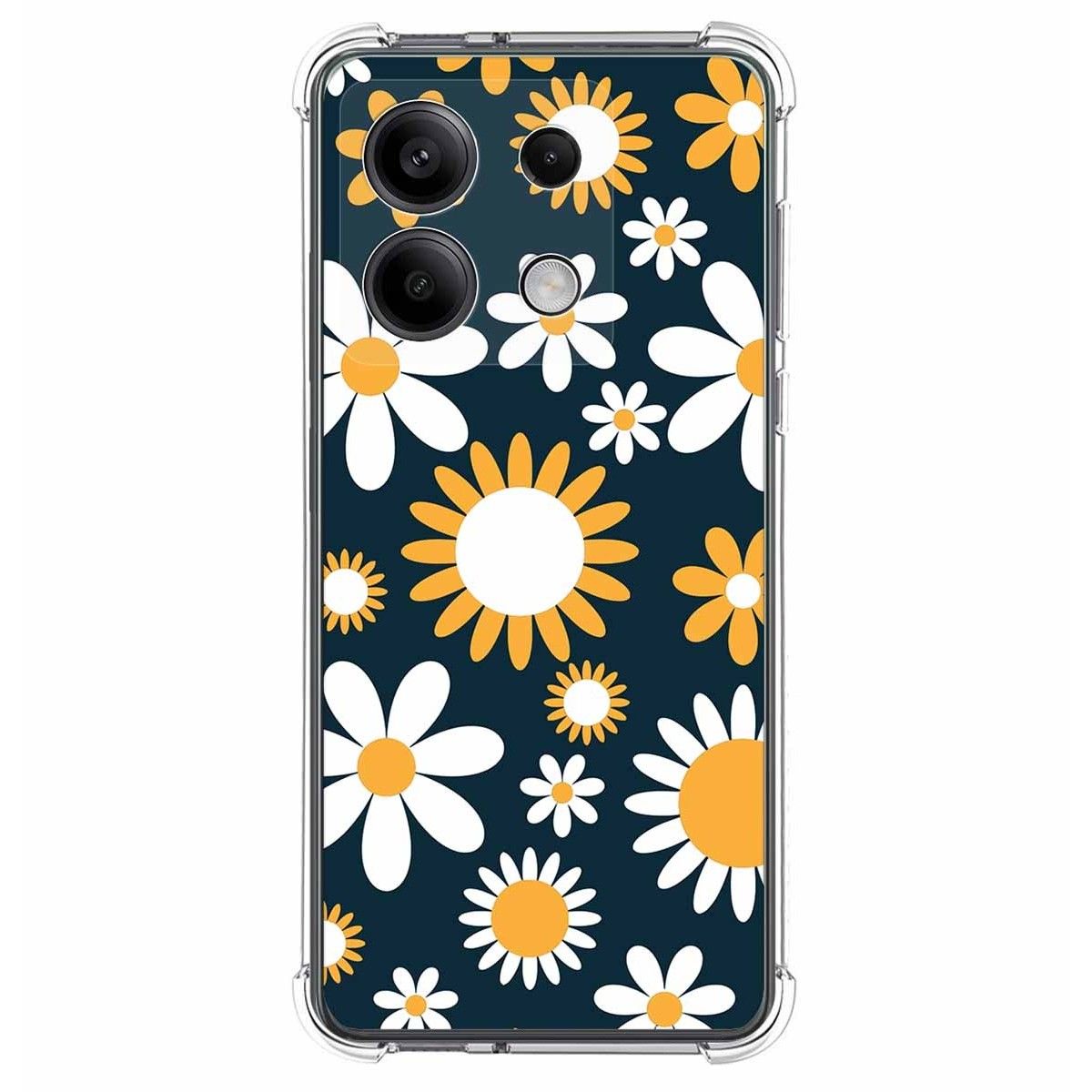 Funda Silicona Antigolpes para Xiaomi Redmi Note 13 5G diseño Flores 08 Dibujos