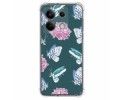 Funda Silicona Antigolpes para Xiaomi Redmi Note 13 5G diseño Flores 10 Dibujos