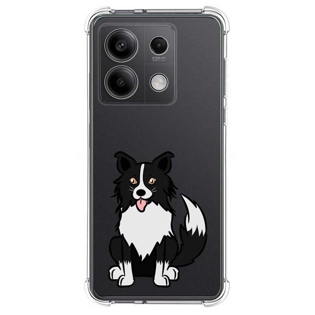 Funda Silicona Antigolpes para Xiaomi Redmi Note 13 5G diseño Perros 01 Dibujos