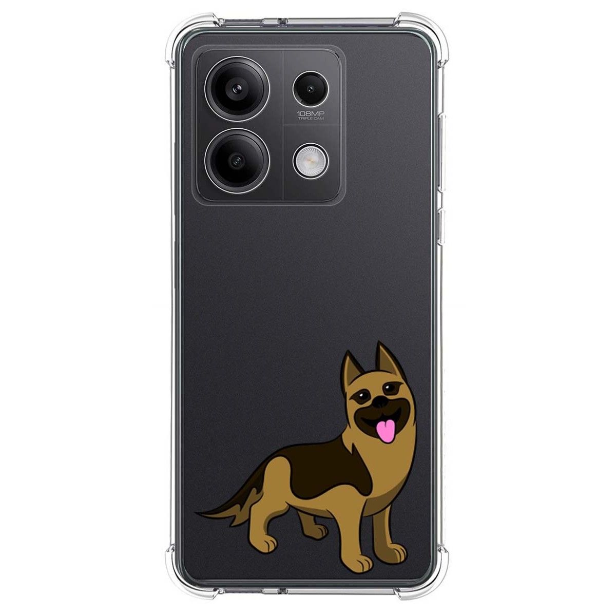 Funda Silicona Antigolpes para Xiaomi Redmi Note 13 5G diseño Perros 03 Dibujos