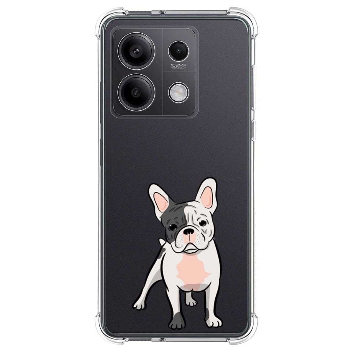 Funda Silicona Antigolpes para Xiaomi Redmi Note 13 5G diseño Perros 06 Dibujos