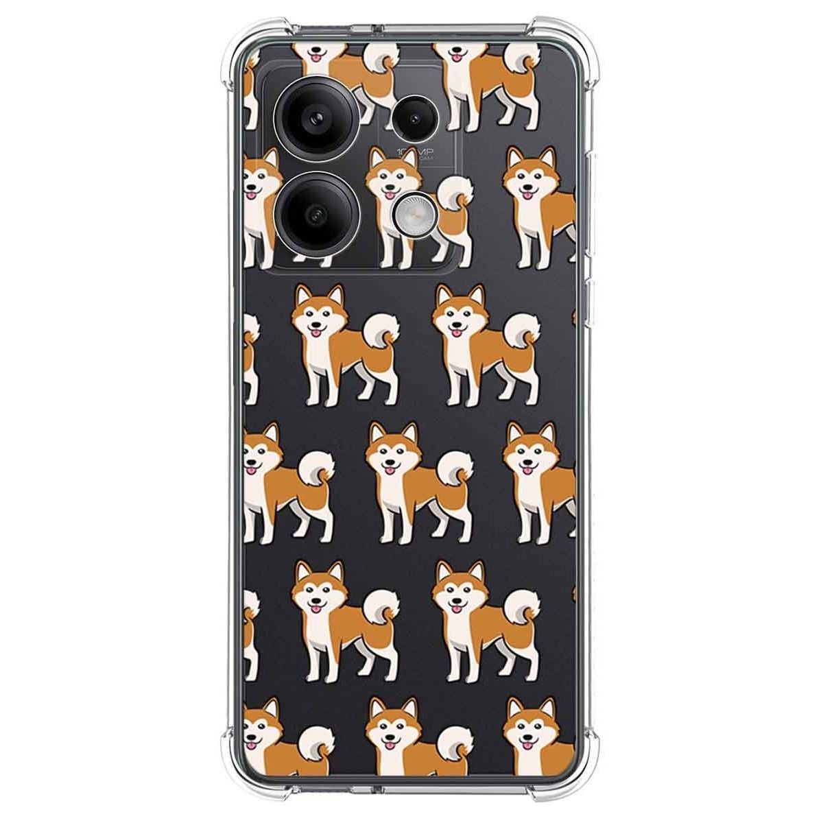 Funda Silicona Antigolpes para Xiaomi Redmi Note 13 5G diseño Perros 08 Dibujos