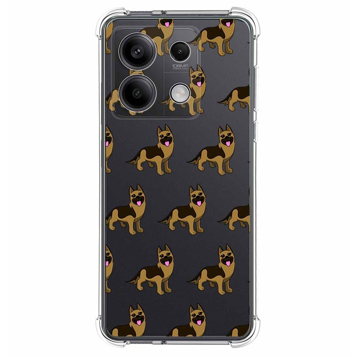 Funda Silicona Antigolpes para Xiaomi Redmi Note 13 5G diseño Perros 09 Dibujos