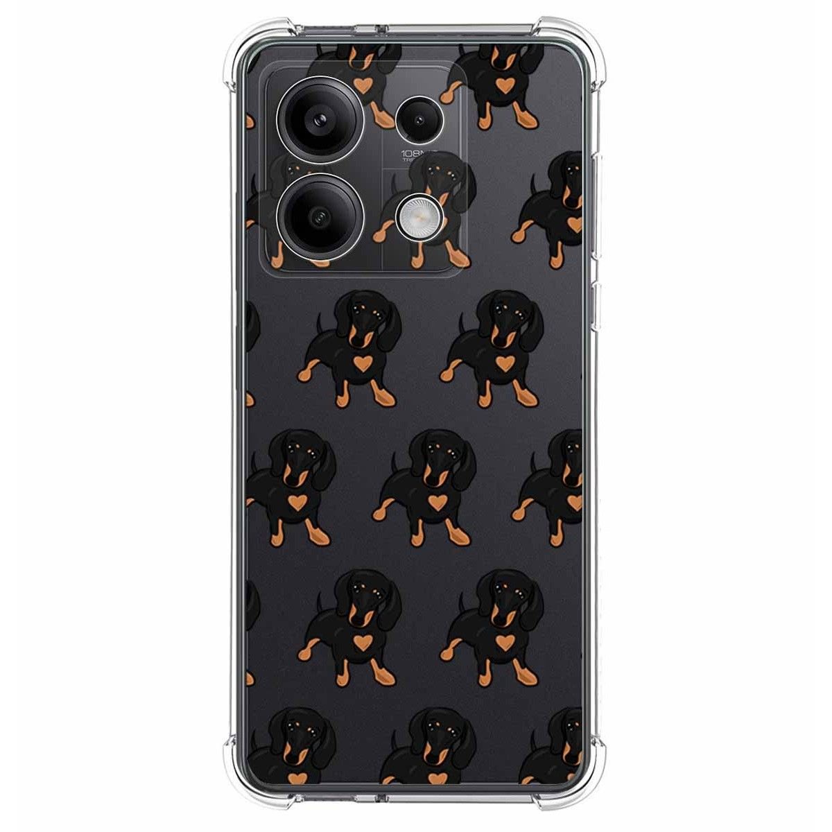 Funda Silicona Antigolpes para Xiaomi Redmi Note 13 5G diseño Perros 10 Dibujos