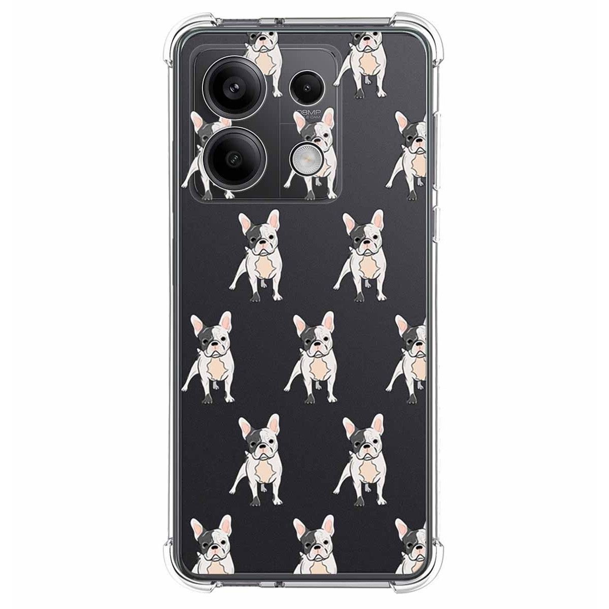 Funda Silicona Antigolpes para Xiaomi Redmi Note 13 5G diseño Perros 12 Dibujos