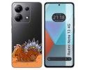 Funda Silicona Transparente para Xiaomi Redmi Note 13 4G diseño Bufalo Dibujos
