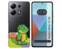 Funda Silicona Transparente para Xiaomi Redmi Note 13 4G diseño Coco Dibujos
