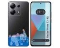 Funda Silicona Transparente para Xiaomi Redmi Note 13 4G diseño Hipo Dibujos