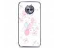 Funda Gel Tpu para Motorola Moto X4 Diseño Flores Minimal Dibujos