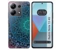 Funda Silicona Transparente para Xiaomi Redmi Note 13 4G diseño Mandala Dibujos