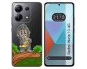 Funda Silicona Transparente para Xiaomi Redmi Note 13 4G diseño Mono Dibujos