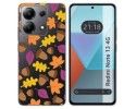 Funda Silicona Transparente para Xiaomi Redmi Note 13 4G diseño Otoño Dibujos