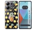 Funda Silicona Transparente para Xiaomi Redmi Note 13 4G diseño Piña Dibujos