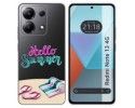 Funda Silicona Transparente para Xiaomi Redmi Note 13 4G diseño Summer Dibujos