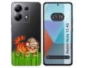 Funda Silicona Transparente para Xiaomi Redmi Note 13 4G diseño Tigre Dibujos