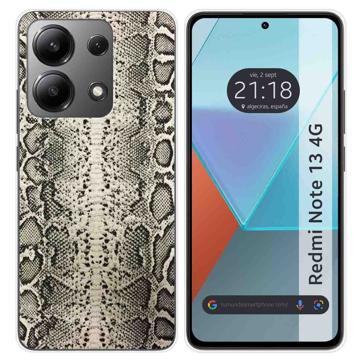 Funda Silicona para Xiaomi Redmi Note 13 4G diseño Animal 01 Dibujos
