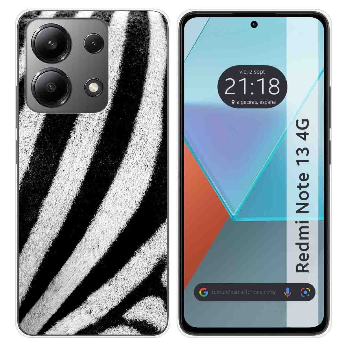 Funda Silicona para Xiaomi Redmi Note 13 4G diseño Animal 02 Dibujos