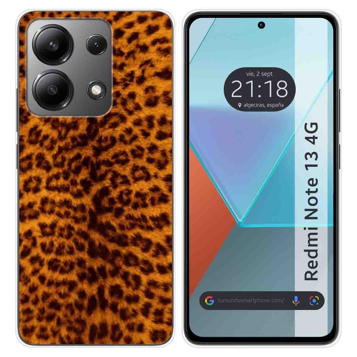 Funda Silicona para Xiaomi Redmi Note 13 4G diseño Animal 03 Dibujos