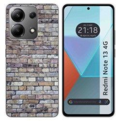 Funda Silicona para Xiaomi Redmi Note 13 4G diseño Ladrillo 02 Dibujos