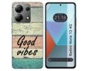 Funda Silicona para Xiaomi Redmi Note 13 4G diseño Madera 01 Dibujos