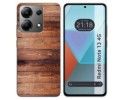 Funda Silicona para Xiaomi Redmi Note 13 4G diseño Madera 02 Dibujos