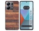 Funda Silicona para Xiaomi Redmi Note 13 4G diseño Madera 03 Dibujos