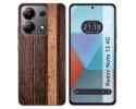Funda Silicona para Xiaomi Redmi Note 13 4G diseño Madera 05 Dibujos