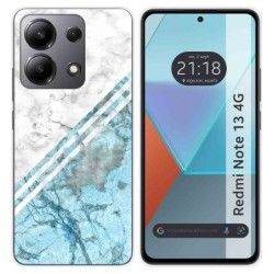 Funda Silicona para Xiaomi Redmi Note 13 4G diseño Mármol 02 Dibujos