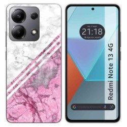 Funda Silicona para Xiaomi Redmi Note 13 4G diseño Mármol 03 Dibujos