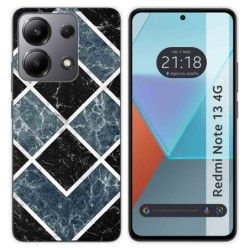 Funda Silicona para Xiaomi Redmi Note 13 4G diseño Mármol 06 Dibujos