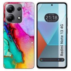 Funda Silicona para Xiaomi Redmi Note 13 4G diseño Mármol 15 Dibujos
