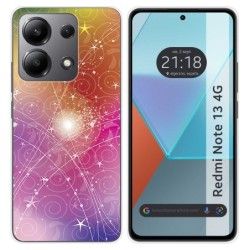 Funda Silicona para Xiaomi Redmi Note 13 4G diseño Abstracto Dibujos