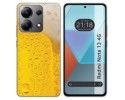 Funda Silicona para Xiaomi Redmi Note 13 4G diseño Cerveza Dibujos