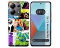 Funda Silicona para Xiaomi Redmi Note 13 4G diseño Comic Dibujos